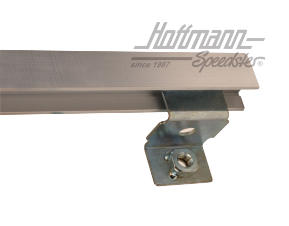 Guide bar, door window/vent window, left, silver                                                    