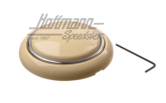 Horn button, ivory-coloured, Beetle / Bus, 55-67 | 211 951 669 IV | 020-1882-06