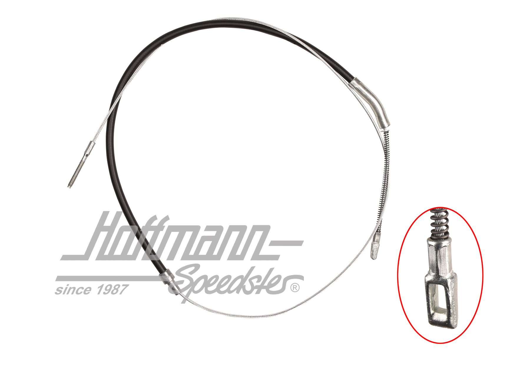 Hand-brake cable, Type 3, 3.65-7.67 | 311 609 721 A | 069-6102