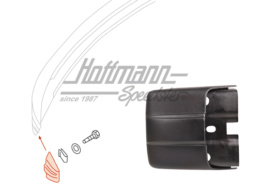 Bumper guard, front, USA, left/right                                                                