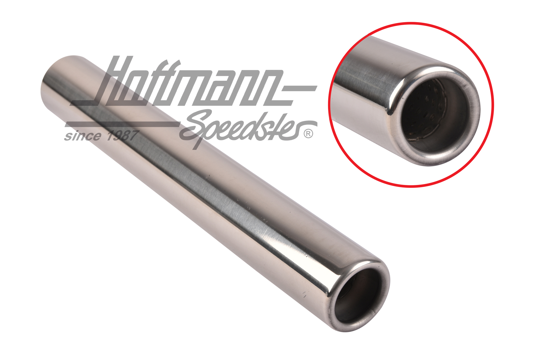 Tailpipe, standard, 245mm, stainless steel, Top Quality | 113 251 163 | 020-3406-15