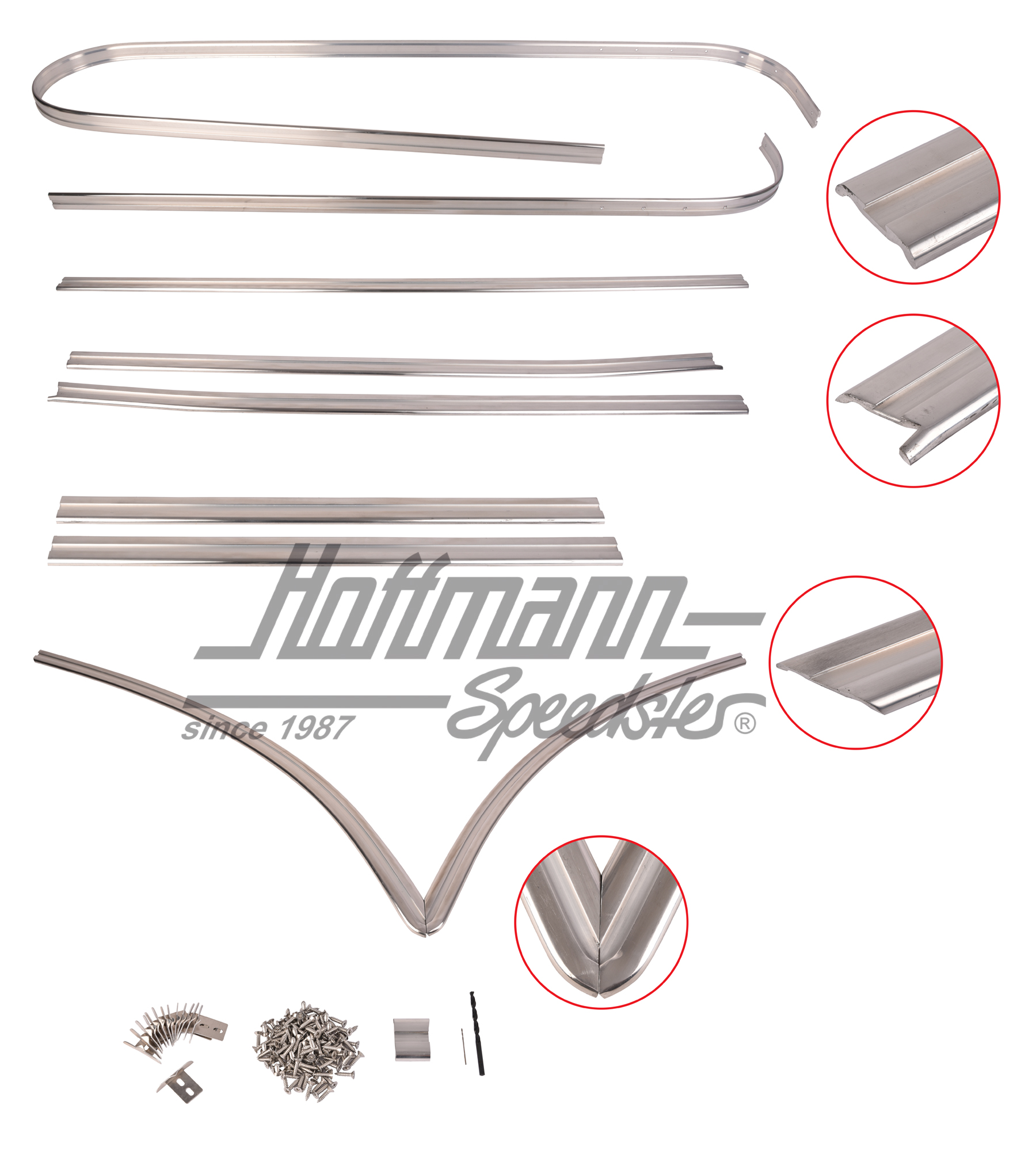 Moulding set, Bus T1, .63-.67 | --- --- --- | 089-6317-10