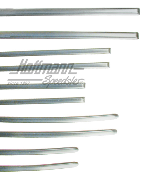 Moulding set, 10-pieces, Golf 1, silver | 173 898 111 S | 180-1179