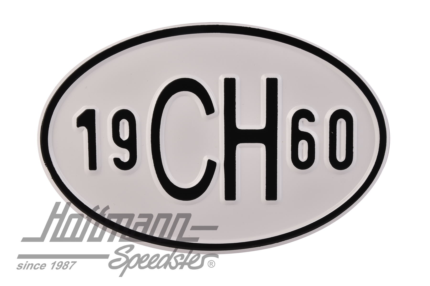Nationality plate "CH", alu, with year 1960 |  | 020-2401-60