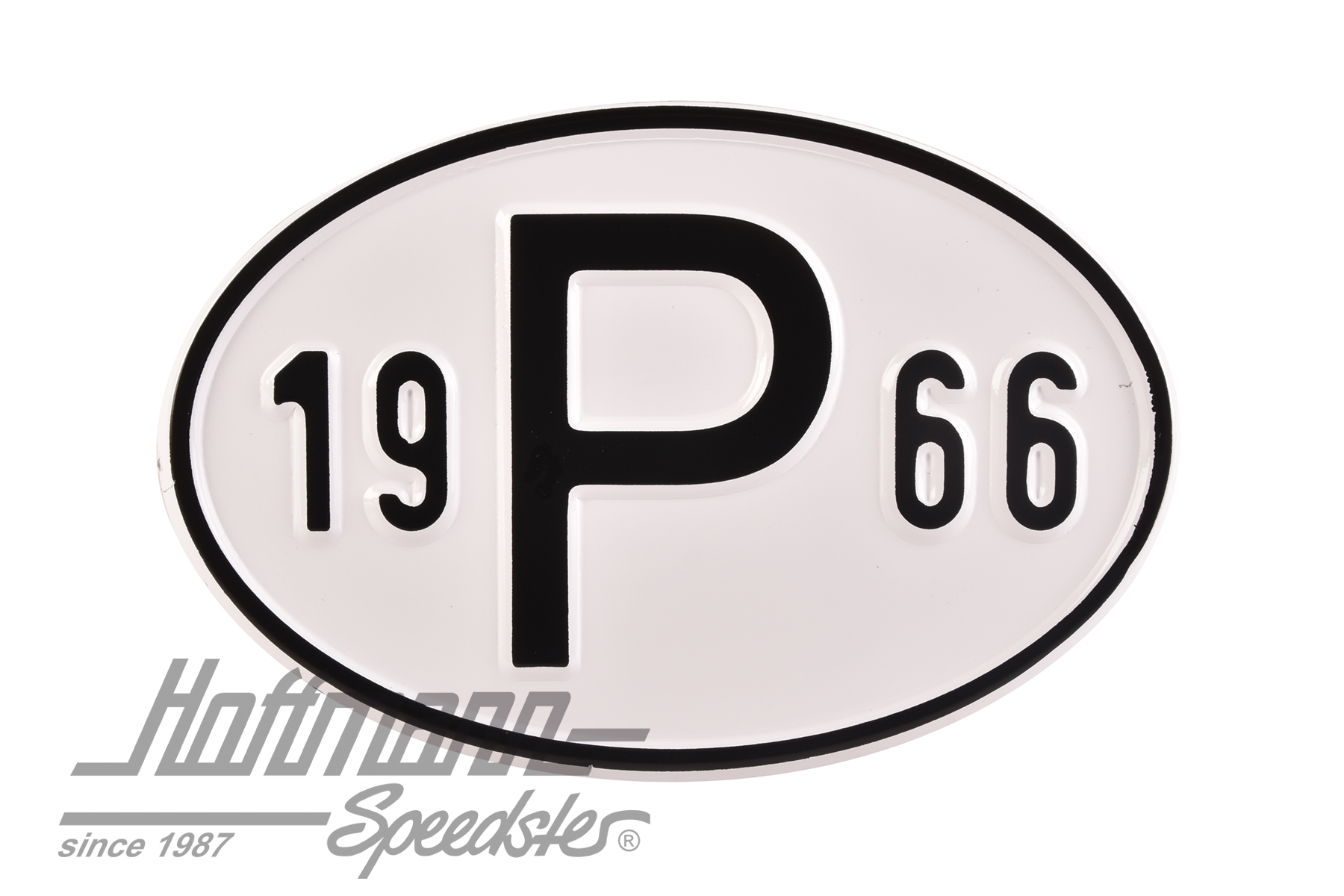 Nationality plate, alu, "P", with year 1966 |  | 020-2405-66