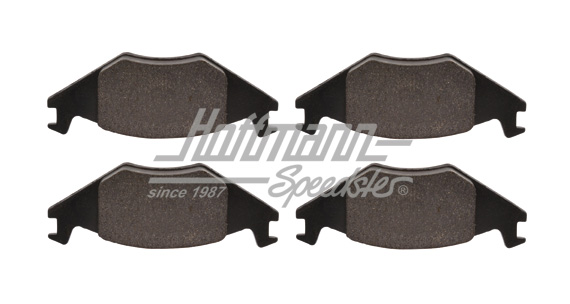 Brake pads, front, Golf 2, Polo 2 | 191 698 151 | 206-4005