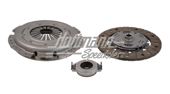 Clutch kit, Bus T2/T3, 228mm, 75-89, Top-Quality                                                    
