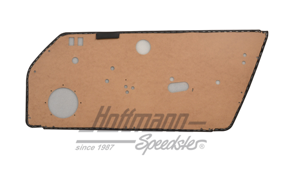 Door panel, 911, 74-89, black, left                                                                 