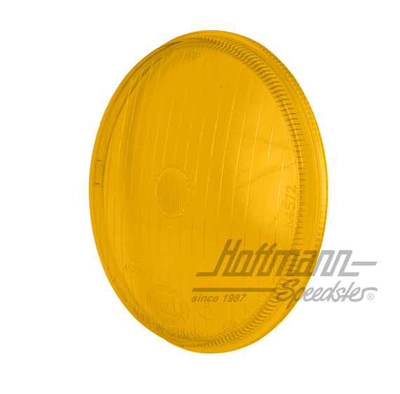 Lens, fog lamp, 914, Hella, yellow                                                                  