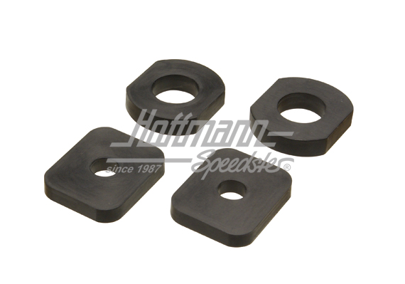 Rubber pads, axle support, rear                                                                     