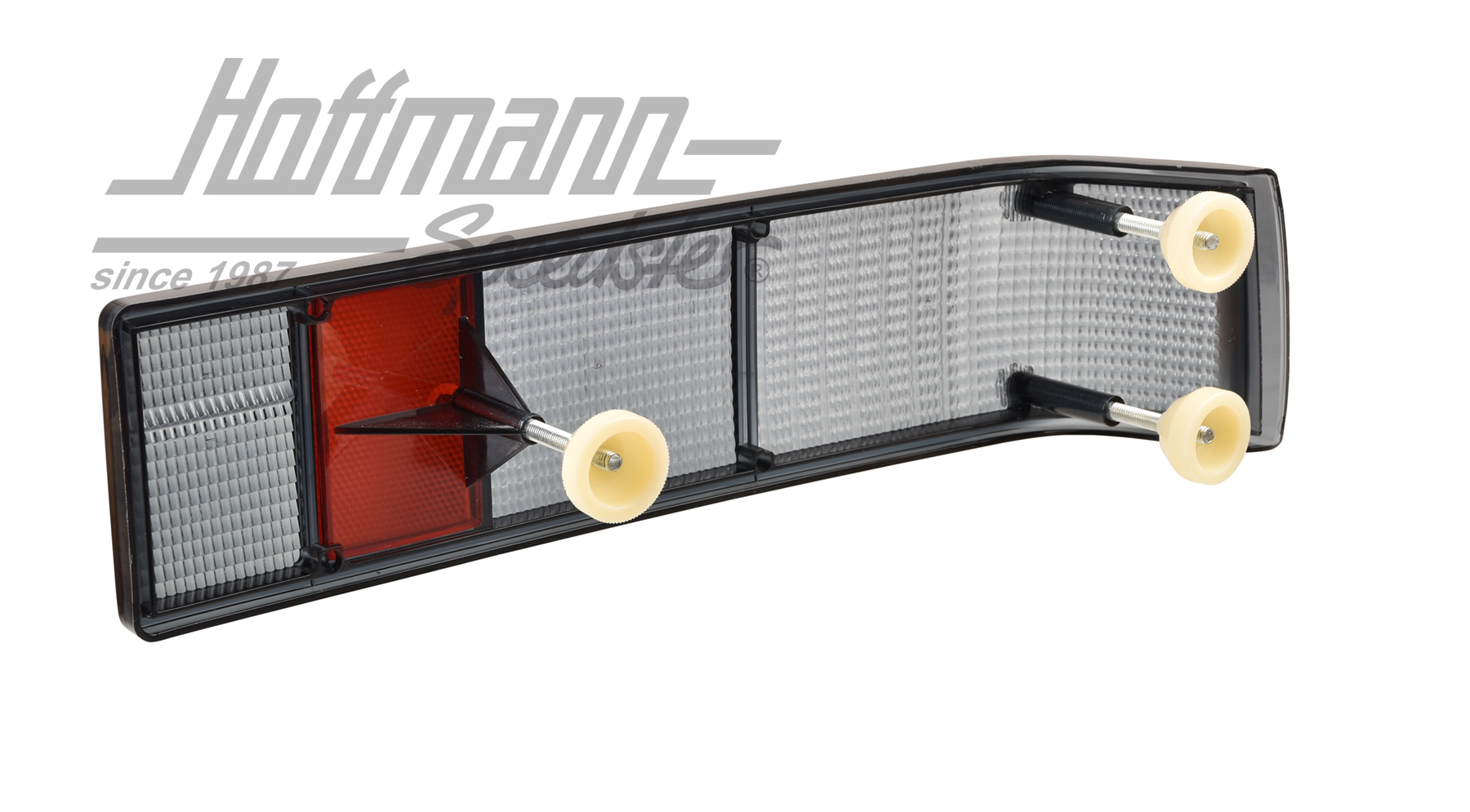 Tail-light lens, 914, grey/red, left                                                                