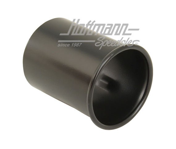 Tailpipe, black, inner diameter: 62 mm                                                              