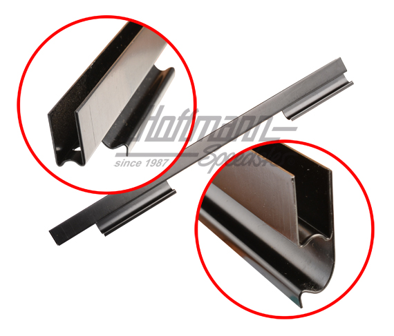 Window-lifter rail, 356 B/C, Coupé, right                                                           