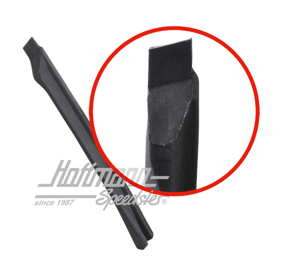 Seal, roof-frame, inner, Convertible, 83-85, right                                                  