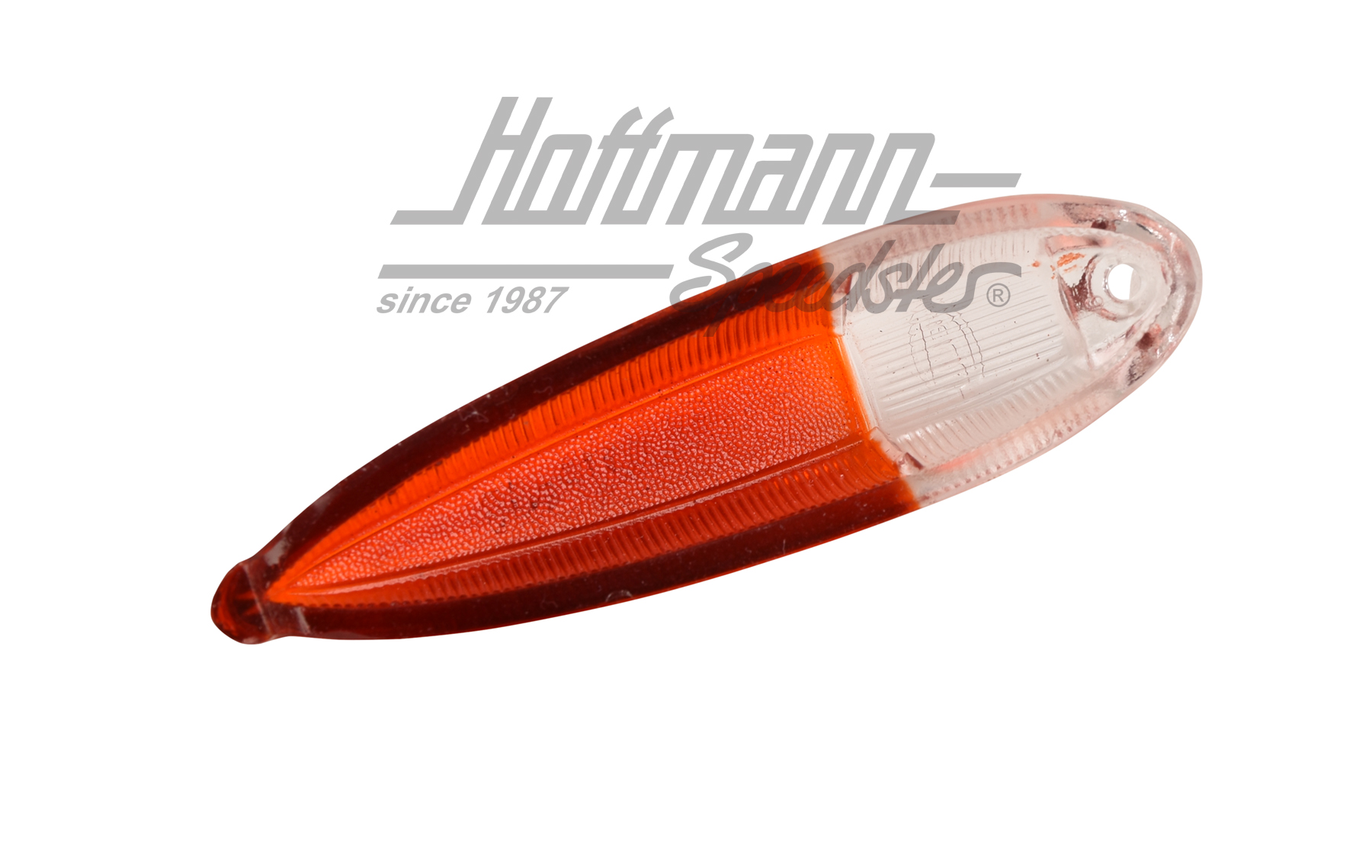 Lens, parking light, lateral, red/white, Hella                                                      