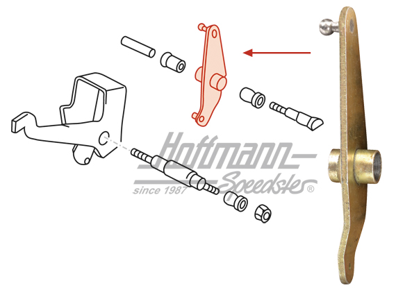 Connecting lever, heater cable, 85-86                                                               