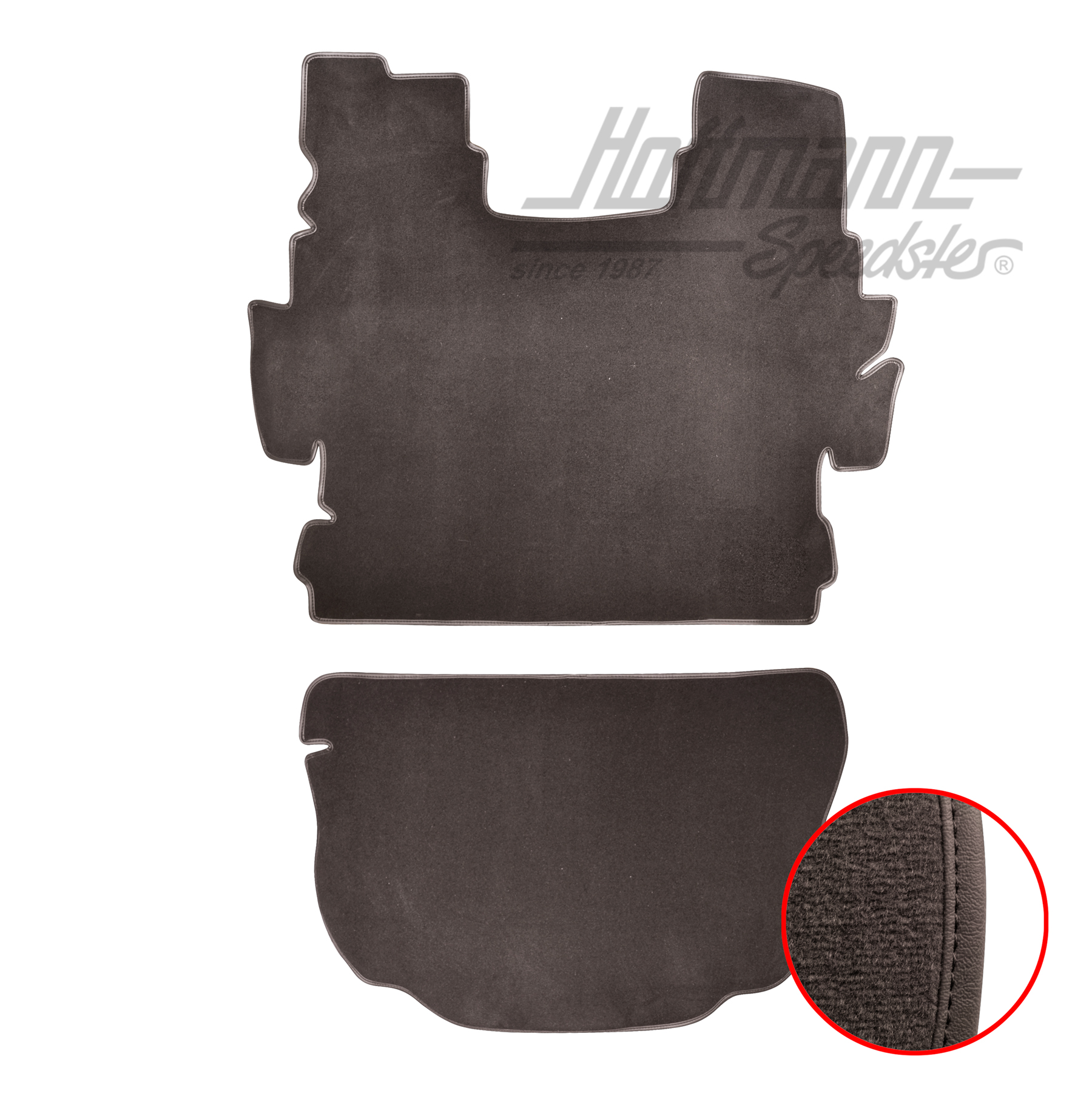 Trunk carpet kit, 1302, charcoal |  | 026-6522