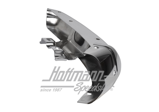 Bumper edge, front, 67-72, chromed, left                                                            