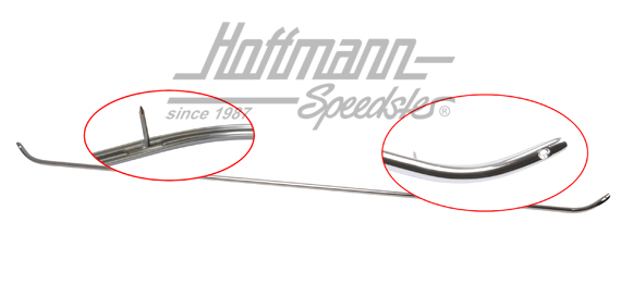 Nail strip, front, Karmann Ghia, -2.59 | 141 871 419 | 060-4140