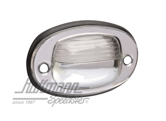 Lens, license-plate light, 356 B/C, chromed | 644 631 611 05 | 510-5140-10