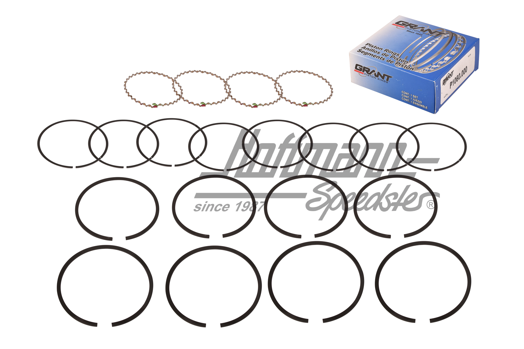 Piston rings, 93mm, 1.8, for 4 pistons | VW9300T4R | 092-0640-10 Piston rings, 93mm, 1.8, for 4 pistons | VW9300T4R | 092-0640-10