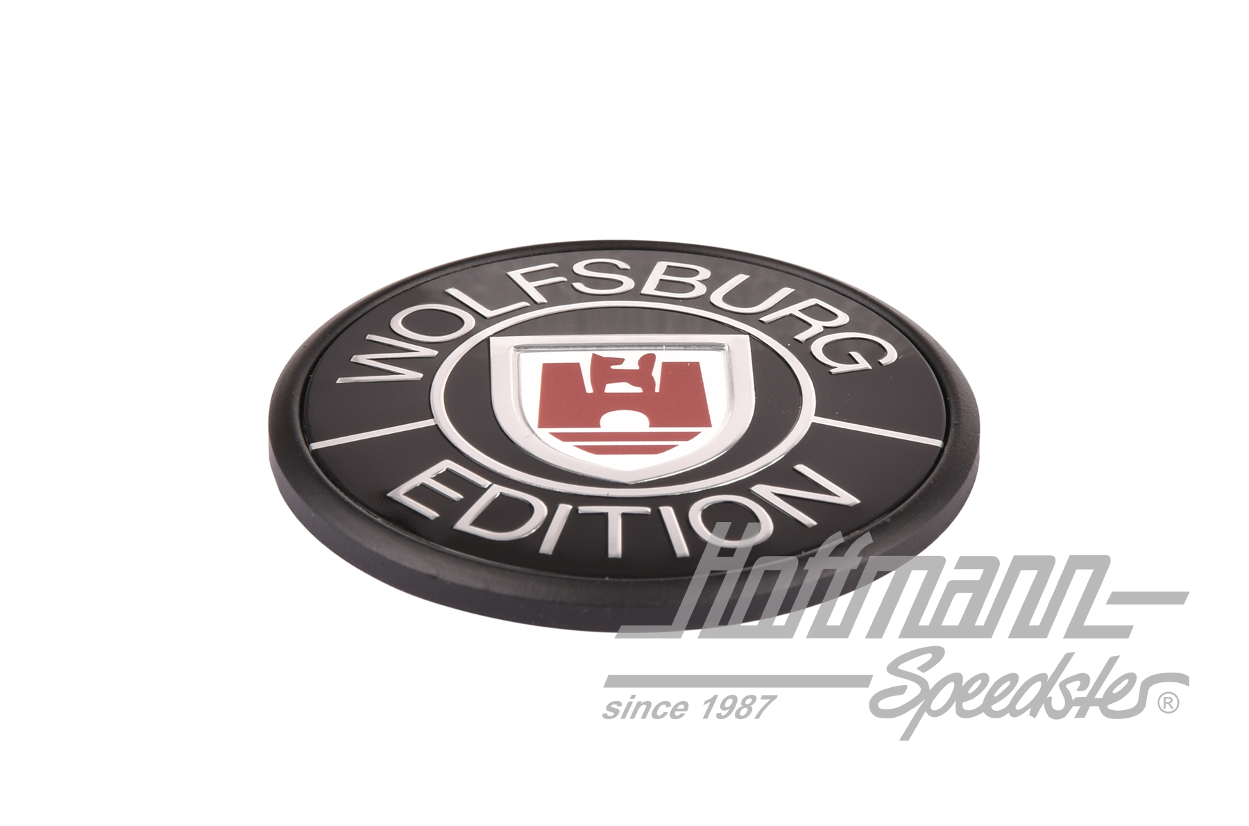 Emblem, Wolfsburg Edition, red/black                                                                