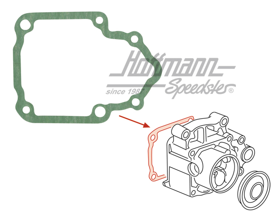 Seal, gearbox cover, rear, 1.5-1.8 | 020 301 215 C | 170-2400