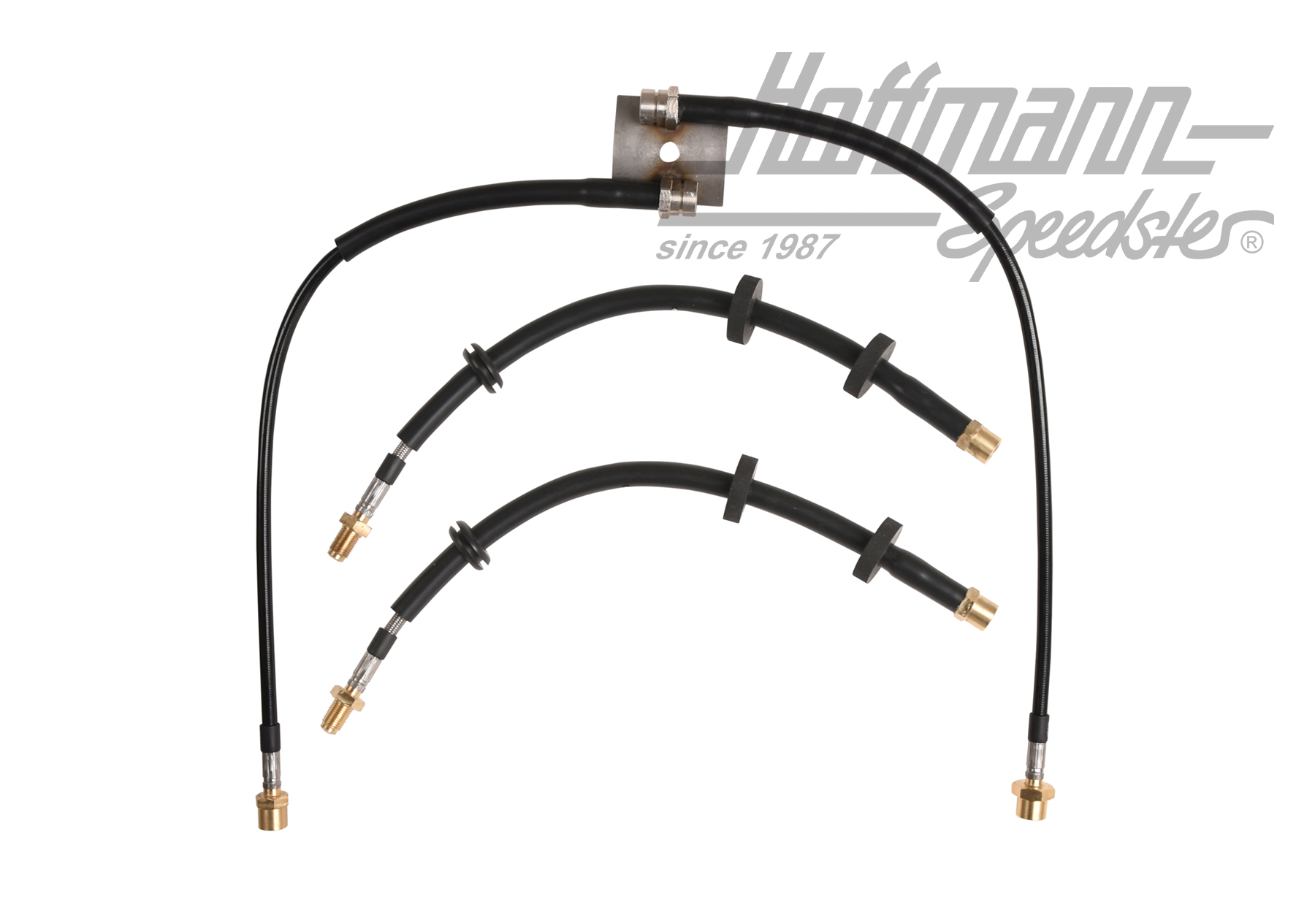 Brake hose set, "Stahlflex", Golf Caddy | ------------ | 162-0115