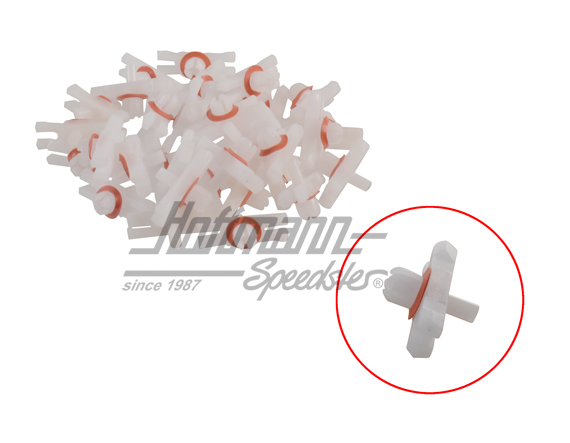 Moulding clips, Golf 1, 48 pieces | 113 853 585 C | 180-1150-05