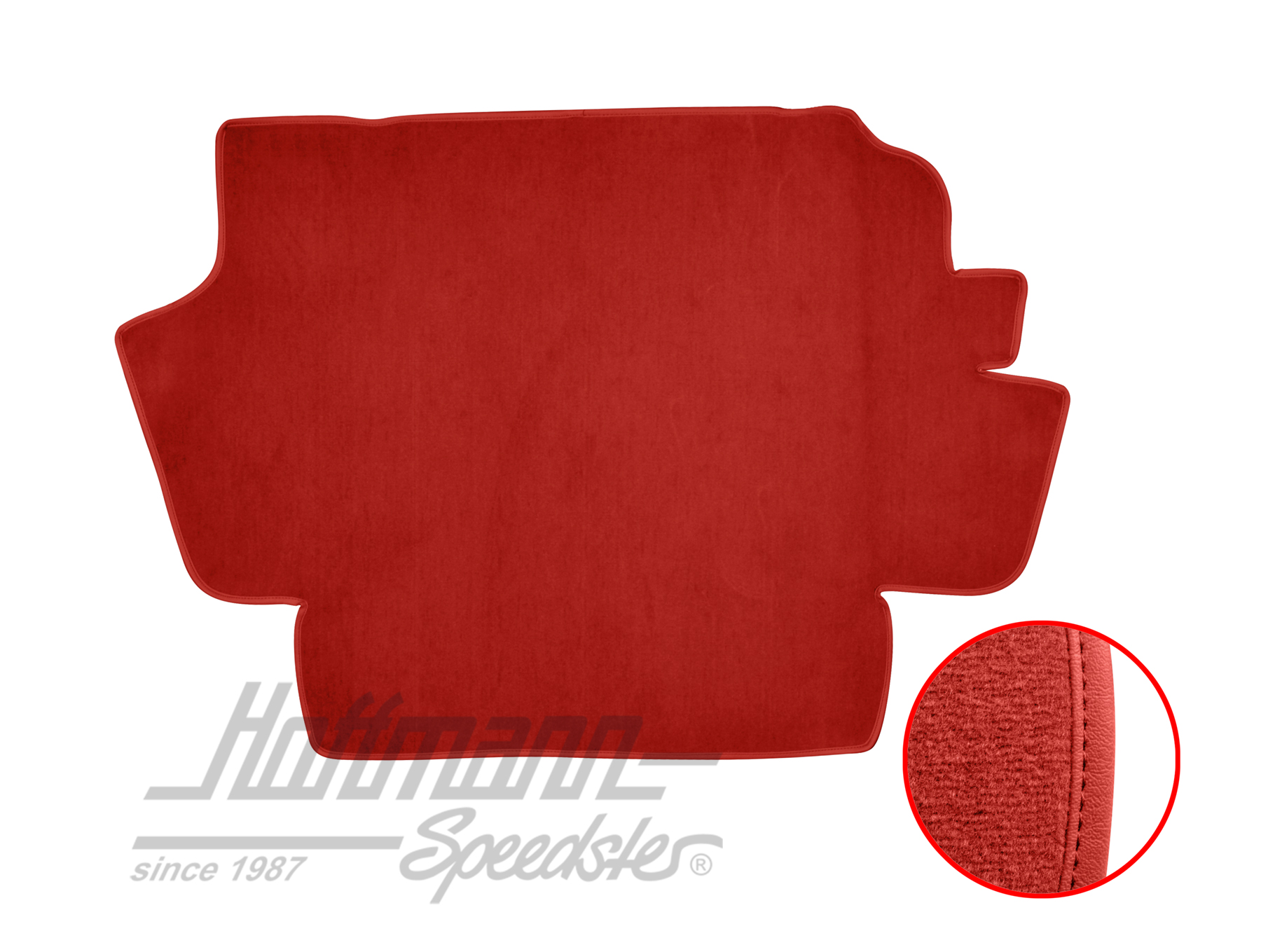 Trunk carpet kit, 8.61-, red |  | 026-6426