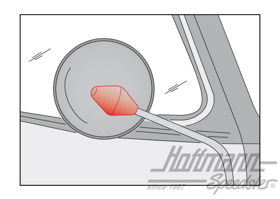 Cap, mirror support, Bus T1, left/right
                                                           
