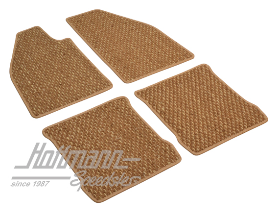 Floor mats, coco, 8.72-, beige/light brown | ZVW 2CTN | 020-5381-44