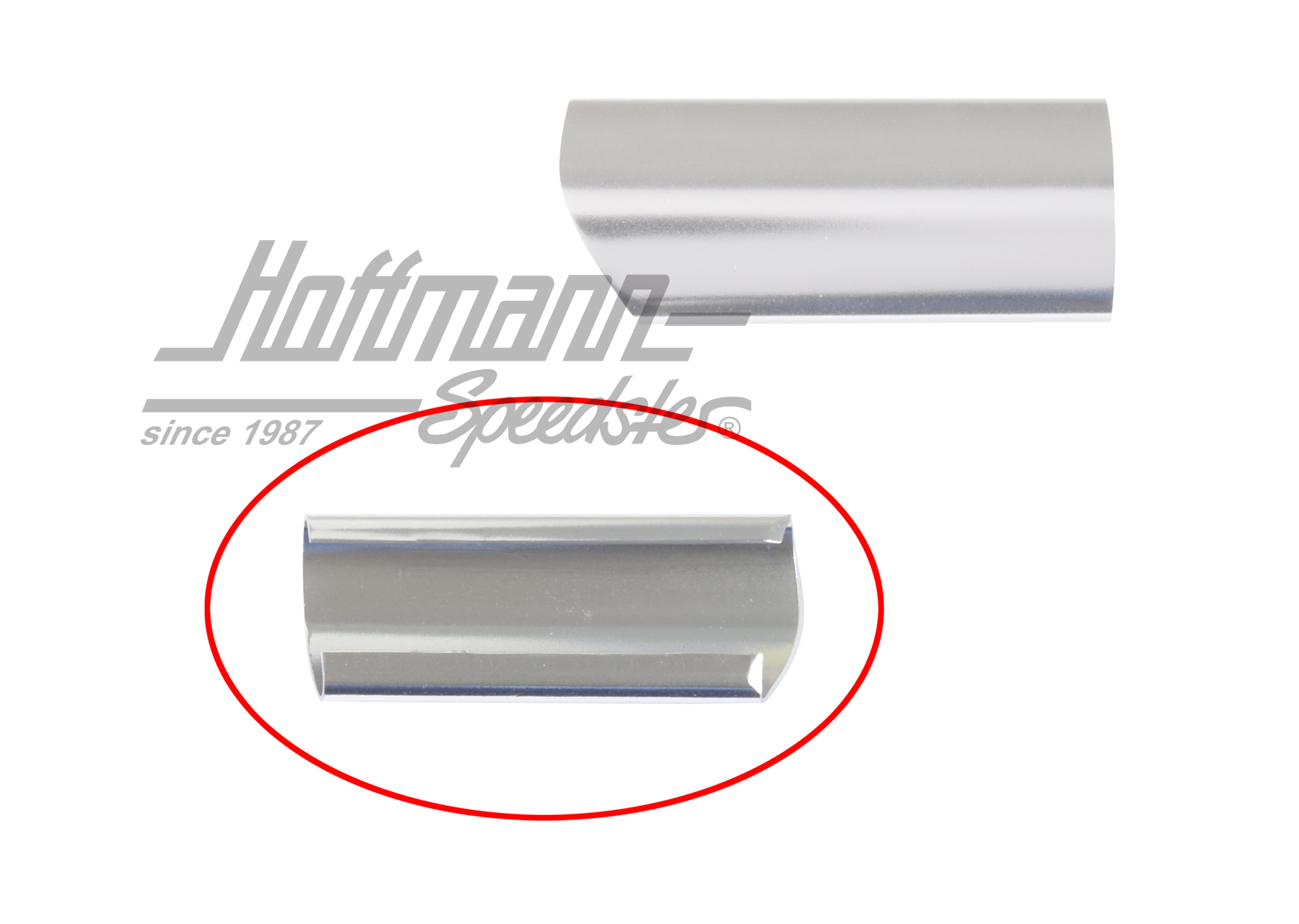 End piece, moulding, rear window, right                                                             