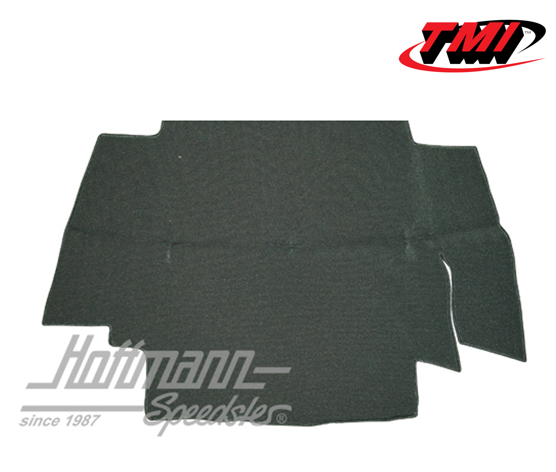 Trunk carpet kit, Karmann Ghia, 8.67-, black | 34-T1558-301 | 066-0056-10