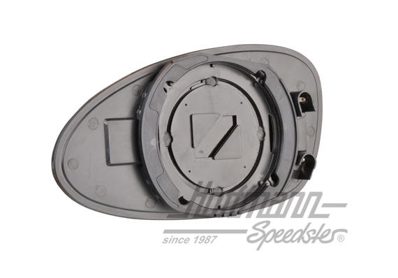 Mirror glass, electric/heatable, .91-.97, right                                                     