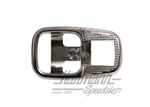 Door pull screen, metal/chromed, 8.63-                                                              