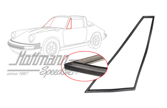 Vent-window seal, Targa/Convertible, .77-                                                           