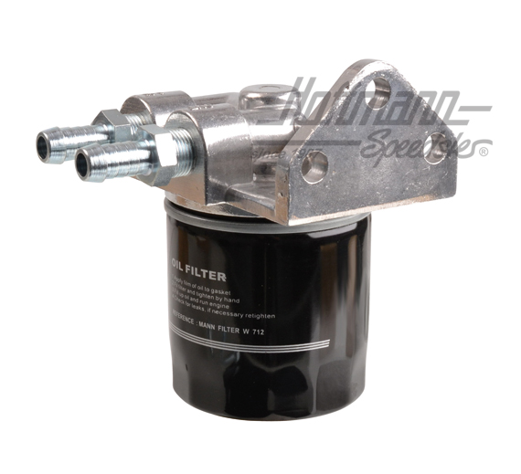 Oil filter support, incl. filter, connection right                                                  