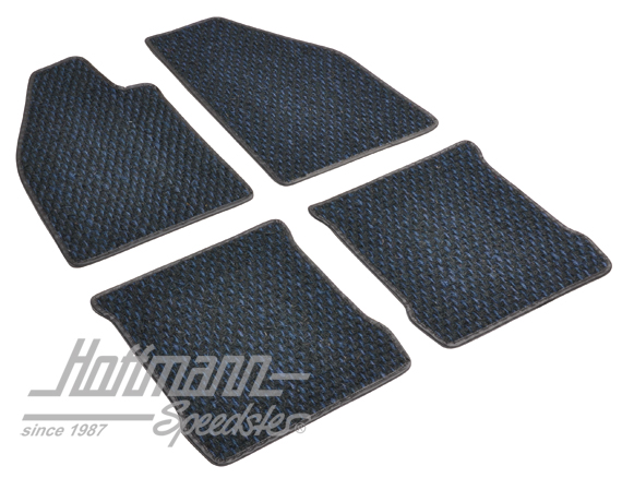 Floor mats, coco, 8.72-, blue/black | ZVW 2CBL | 020-5381-45