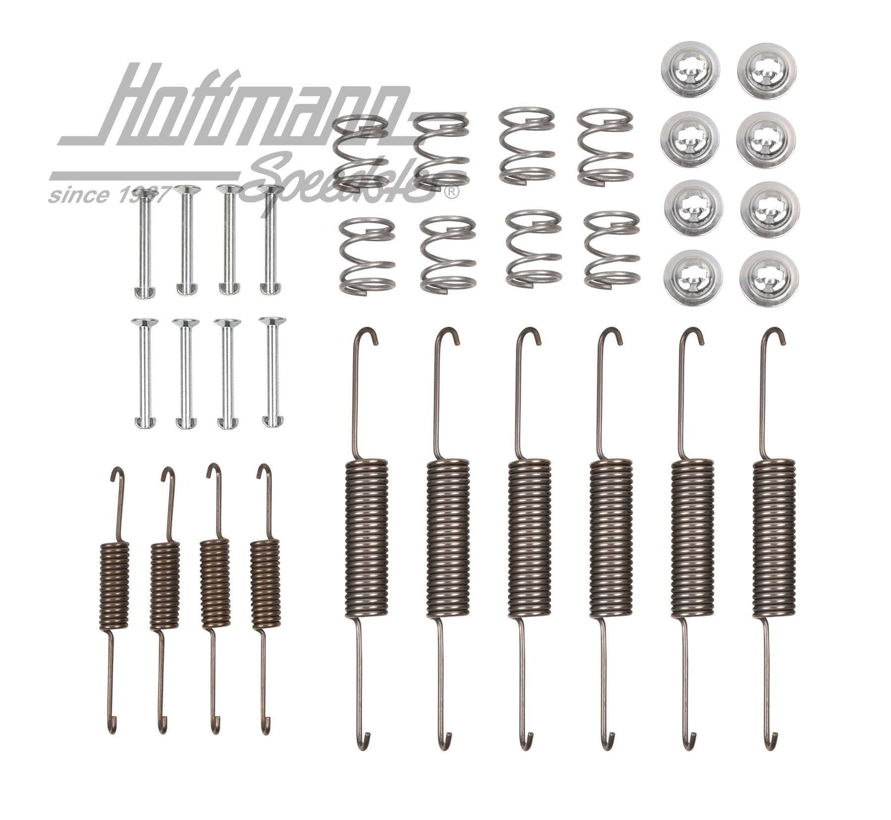 Mounting kit, brake shoes, 356, front/rear | 356 420 01 | 510-2186-10