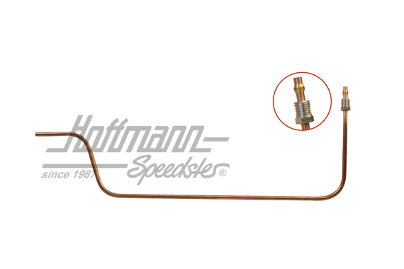 Fuel line, chassis/pump, 52-59, 6mm | 111 127 521 A | 020-0823-37