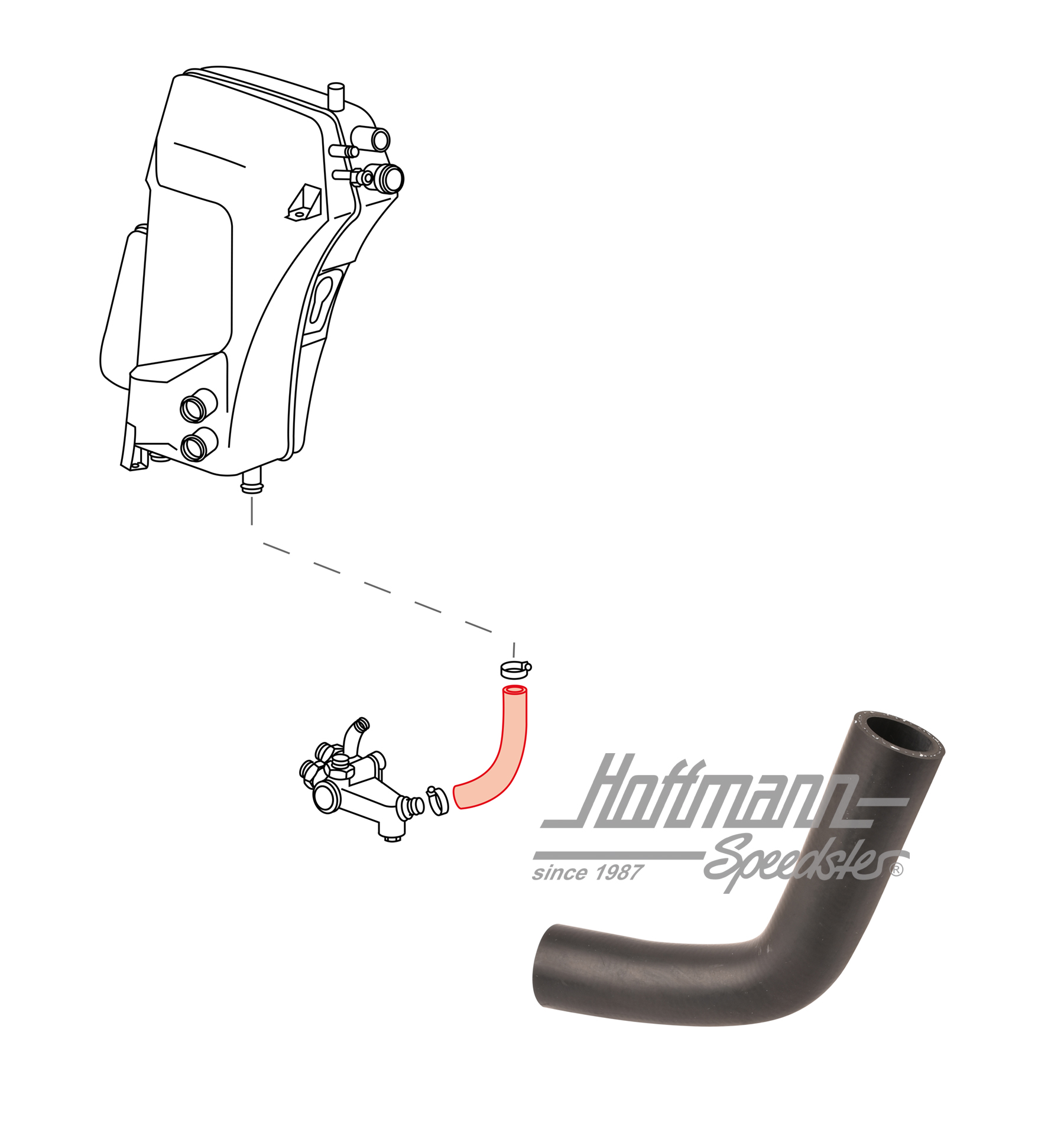 Oil hose, Thermostat, 964, 89-94, I                                                                 