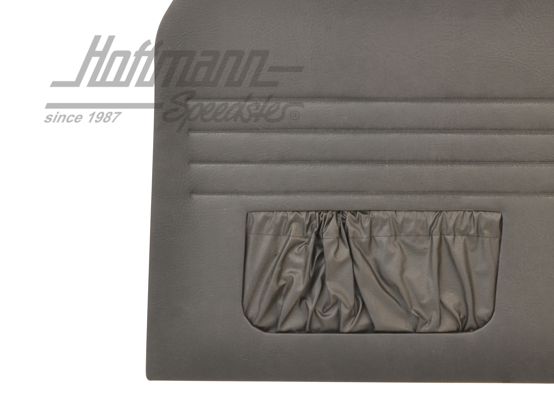 Door panels, Karmann Ghia Coupé, 8.63-7.74, black                                                   