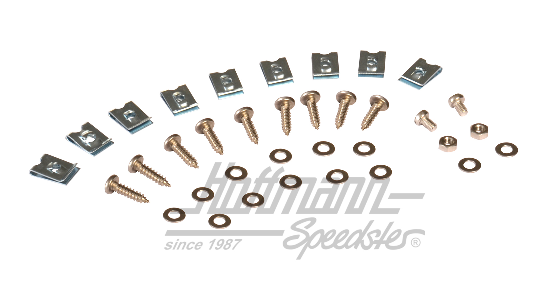 Rear apron set, 911, 69-73, polished                                                                