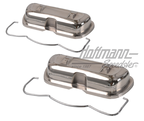 Valve covers, stainless steel, with clamps | --- --- --- | 010-1432