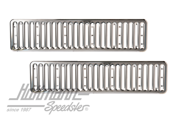 Vent louver trim, front, chromed, left/right | 241 853 216 | 097-1122
