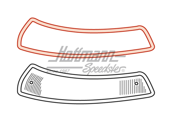 Seal, turn indicator, 911, 69-73, left                                                              