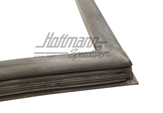 Side window seal, divided, rear, with groove                                                        