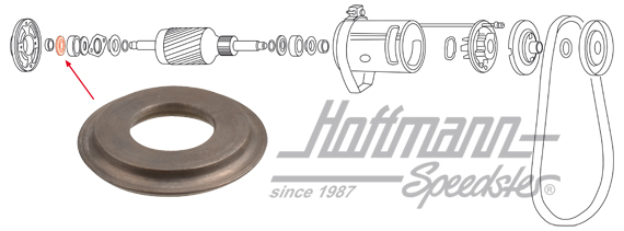 Washer, dynamo bearing | 111 903 565 | 020-1266-34