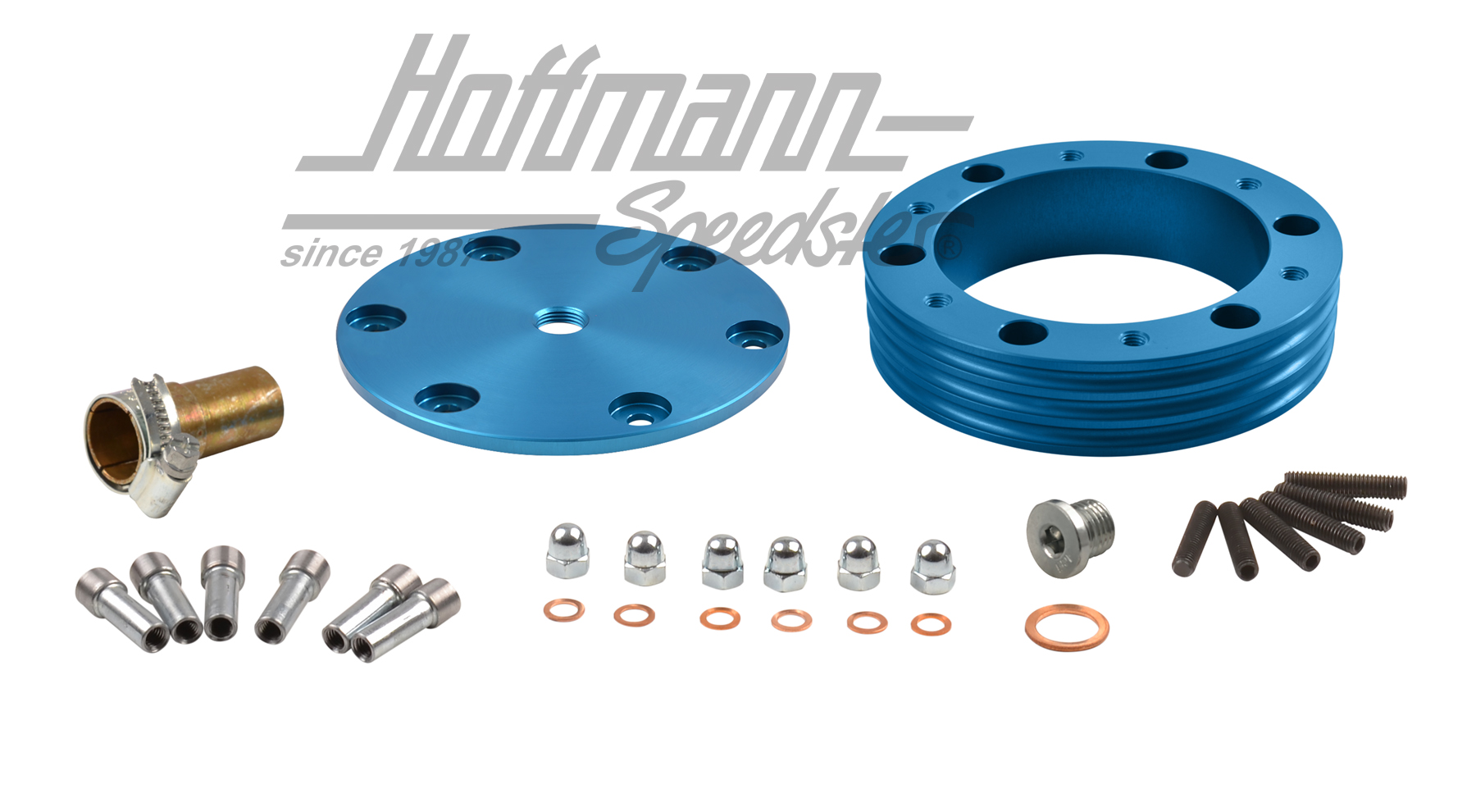 Oil sump extension, aluminium, blue anodized |  | 010-0709-07